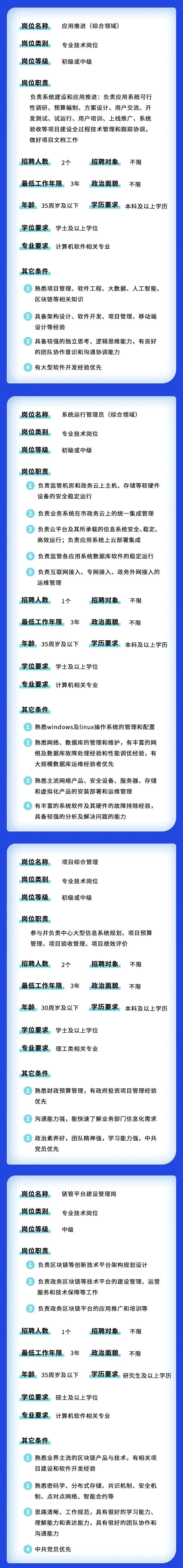 【就業(yè)】上海市大數(shù)據(jù)中心招聘26人，5月10日前報名！