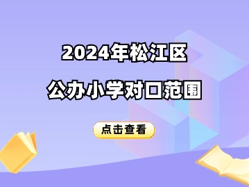 2024年金山區(qū)公辦小學對口招生入學范圍和計劃